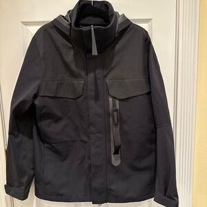 Men's Black Hooded Jacket